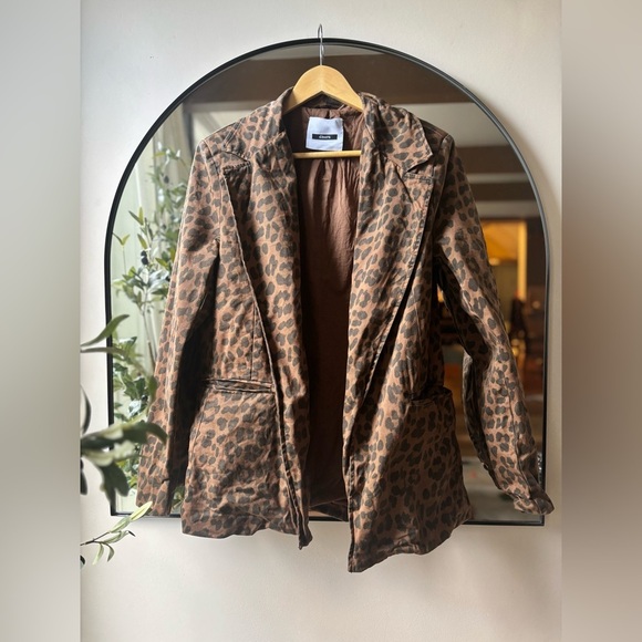 D’imora leopard print blazer | size medium - Picture 1 of 4